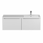 Тумба подвесная Uperwood, под раковину Uperwood Tanos 120, правая, цвет белый - Фото 5