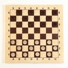 Шашки деревянные, настольная игра, с доской 43×43 см, с подклейкой, d=2.8 см - Фото 2