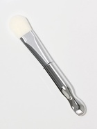 Кисть для масок SILVER, с лопаткой, 14(±1) см, серебристая, белая - Фото 1