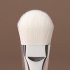 Кисть для масок «SILVER», с лопаткой, 14 (+/- 1) см, цвет серебристый/белый - Фото 3