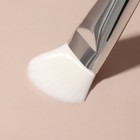 Кисть для масок «SILVER», с лопаткой, 14 (+/- 1) см, цвет серебристый/белый - Фото 5