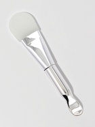 Кисть для масок SILVER, силиконовая, с лопаткой, 14 (±1) см, серебристая - Фото 1