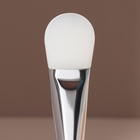 Кисть для масок SILVER, силиконовая, с лопаткой, 14 (±1) см, серебристая - Фото 4