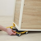 Набор для перемещения мебели ТУНДРА, металлические платформы, г/п до 150 кг, 5 предметов - Фото 7