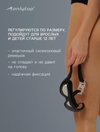 Очки для плавания ONLYTOP, беруши, цвет чёрный - Фото 4