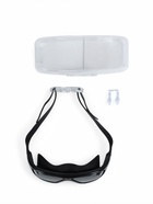 Очки для плавания ONLYTOP, беруши, цвет чёрный - Фото 9