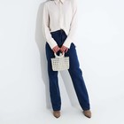 Сумка женская без застёжки, цвет белый - фото 39807945