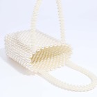 Сумка-клатч без застёжки, цвет белый - фото 22100783