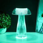 Настольная лампа с ПДУ "Сенор" LED 1Вт RGB АКБ 15х15х26 см RISALUX  (артикул 9330745)  большой выбор товаров оптом и в розницу по низким ценам с доставкой