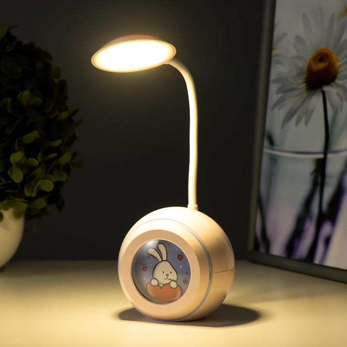 Настольная лампа "Джинни" LED 1Вт USB АКБ МИКС 10х10х27 см RISALUX - фото 1907671205