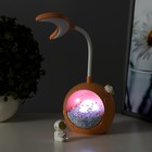 Настольная лампа "Космос" LED 2Вт USB АКБ МИКС 10х7,5х30 см RISALUX - фото 22100912
