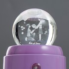 Фигурка светящаяся RISALUX «Шар», LED-ночник, USB, АКБ, 9×9×11 см, МИКС - Фото 7