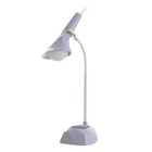 Настольная лампа «Делсер» LED 3 Вт USB АКБ фиолетовый 14×13×39 см RISALUX - Фото 15