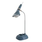 Настольная лампа "Делсер" LED 3Вт USB АКБ синий 14х13х39 см RISALUX - Фото 15