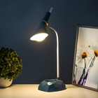 Настольная лампа "Делсер" LED 3Вт USB АКБ синий 14х13х39 см RISALUX - Фото 5