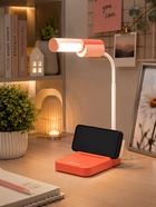 Лампа настольная RISALUX «Лансер», светодиодная, 3.5 Вт, USB, АКБ, красно-розовая, 11×15×45 см - Фото 1