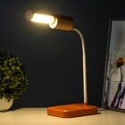 Настольная лампа «Лансер» LED 3.5 Вт USB АКБ красно-розовый 11×15×45 см RISALUX - Фото 5