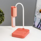 Настольная лампа «Лансер» LED 3.5 Вт USB АКБ красно-розовый 11×15×45 см RISALUX - Фото 7