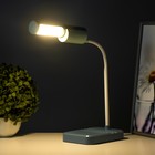 Настольная лампа «Лансер» LED 3.5 Вт USB АКБ сине-лазурный 11×15×45 см RISALUX - Фото 5