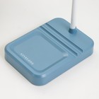 Настольная лампа «Лансер» LED 3.5 Вт USB АКБ сине-лазурный 11×15×45 см RISALUX - Фото 9