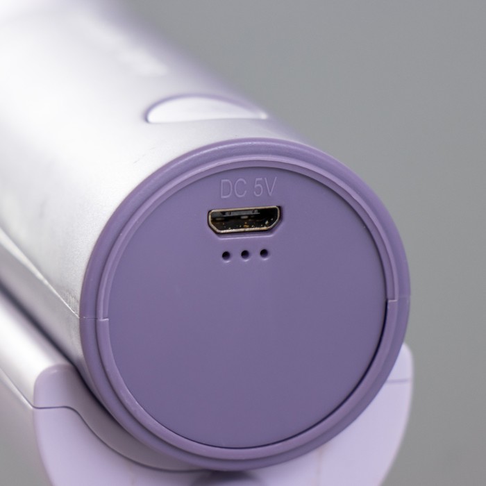 Настольная лампа "Лансер" LED 3,5Вт USB АКБ фиолетовый 11х15х45 см RISALUX - фото 1907671381