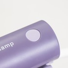 Настольная лампа «Лансер» LED 3.5 Вт USB АКБ фиолетовый 11×15×45 см RISALUX - Фото 13