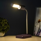 Настольная лампа «Лансер» LED 3.5 Вт USB АКБ фиолетовый 11×15×45 см RISALUX - Фото 5
