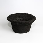 Панама женская меховая, цвет черный - фото 48961907