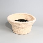 Панама женская меховая, цвет молочный, р-р 56-58 см - фото 48961916