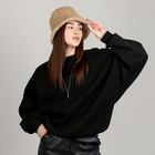 Панама женская меховая, цвет бежевый, р-р 56-58 см - фото 48961920