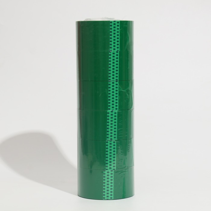 Упаковочная лента Klebebänder, 50мм*57м, зеленая - Фото 1