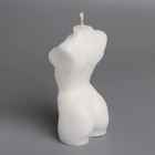 Свеча фигурная "Женский силуэт"  в майке, 4,5х4х9,5 см, белый - Фото 4