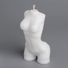 Свеча фигурная "Женский силуэт"  в шортах, 5х3,5х9,5 см, белый - Фото 3