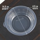 Контейнер пластиковый одноразовый «Супница», SP-350, круглый, прозрачный, 600 шт/уп, 350 мл - Фото 2