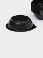 Контейнер одноразовый «Супница», SP-350 мл, пластик, круглый, чёрный - Фото 4