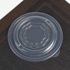 Контейнер пластиковый одноразовый - крышка серии SP, d=14 см, одноразовый - Фото 2
