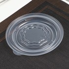 Крышка для супницы одноразовая серии SP, пластик, d=14 см, прозрачная - Фото 3