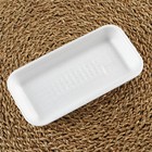 Подложка-лоток для продуктов, 20?10?2,5 см, цвет белый, 900 шт/уп. (комплект 900 шт) - фото 49079103