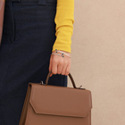 Браслет «Нежность» ветви, посеребрение с оксидированием, цвет зелёный, 6,6 см - Фото 2