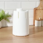 Подставка для ножей, 16×16×25 см, цвет белый - фото 24609376