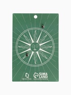 Серьги металл «Лучики» солнца, цвет серебро - фото 65390513