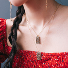 Кулон «Таро» сердце, цвет золото, 50 см - фото 23896102