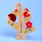 Развивающая игра 2 в 1 балансир, шнуровка «Сказочный лес» 1,5 × 13 × 15, 13 деталей + шнурок - фото 22102139