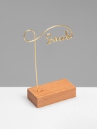 Подставка под серьги "Улыбка", цвет золотой, 6*10,5см - фото 809135882