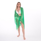 Парео женское, цвет зелёный, размер 150х95 - Фото 3