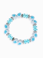 Браслет детский «Выбражулька» яблочки, d=5 см, голубой - Фото 1