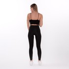 Леггинсы женские, цвет чёрный, размер 42 9556520