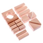 Конструктор деревянный «Строительный набор» 34 элемента 9484182