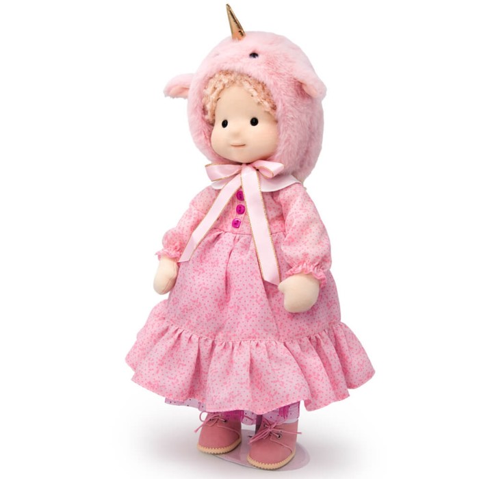 Мягкая кукла «Аврора в шапочке «Единорог» 61621