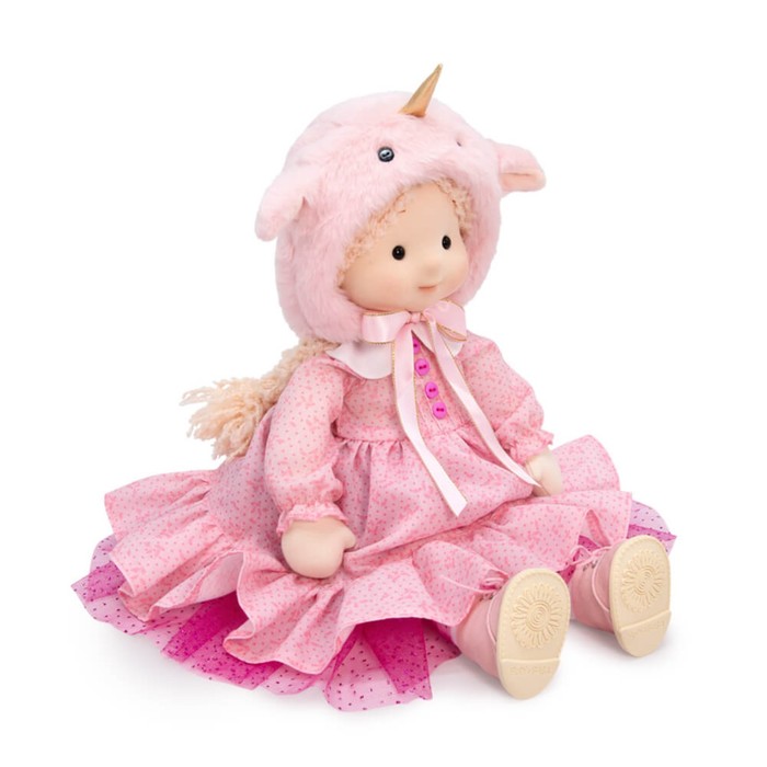 Мягкая кукла «Аврора в шапочке «Единорог» 61621